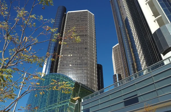 Downtown Detroit Building — Fotografie, imagine de stoc