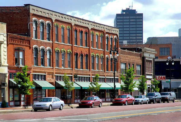 Business District Michigan Ave Detroit