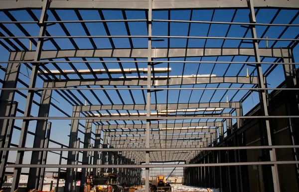 Structural Steel Framing — Stock Photo, Image