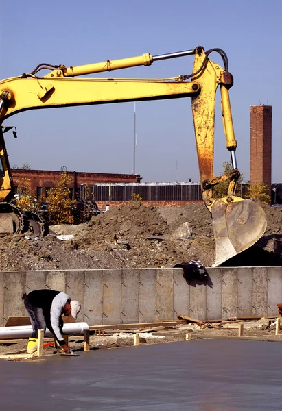 Excavation Crane Scoop — Stock Photo, Image