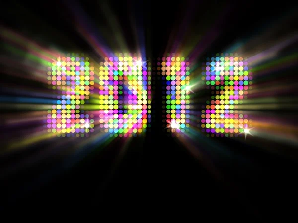 Новий рік 2012 Абстрактний фон з місцем для вашого тексту — стокове фото