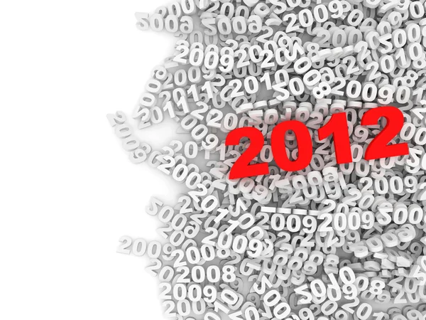 Ilustração abstrata de Ano Novo 2012 com lugar para o seu texto — Fotografia de Stock