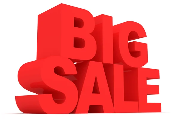 Big Sale on White Background — Stock Photo, Image