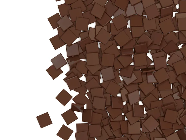 Chocolat fond avec place pour votre texte — Photo