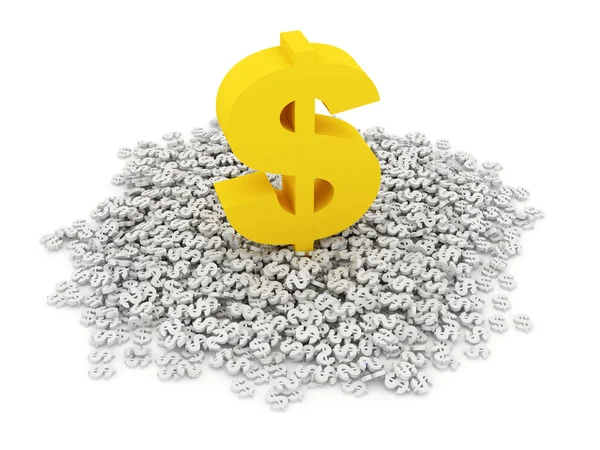Soyut bir Doları simgesinin resmi — Stok fotoğraf