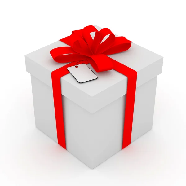 Gift Box isolated on white background — Stock Photo, Image