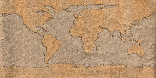 Ilustracja mapa świata — Zdjęcie stockowe