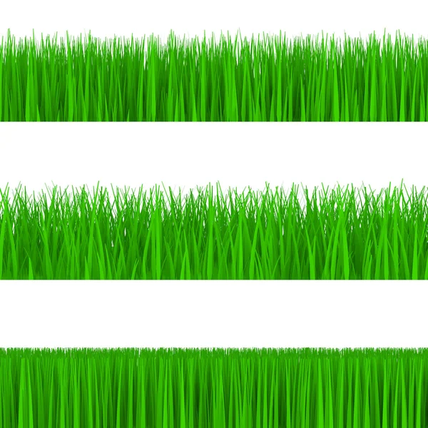 stock image Set of Green Grass. 3d Illustration