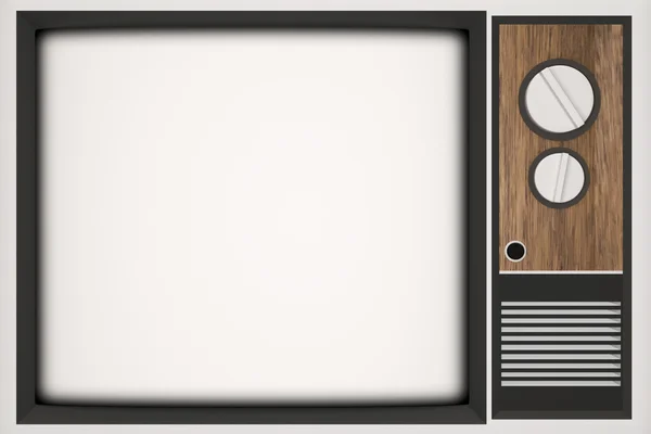 Vintage-Fernseher mit Platz für Ihr Foto — Stockfoto