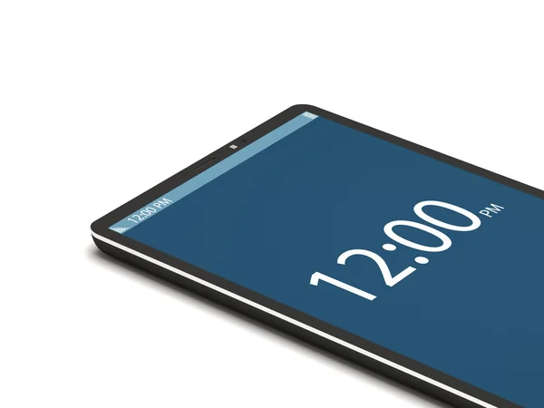 Touchscreen-Smartphone auf weißem Hintergrund — Stockfoto