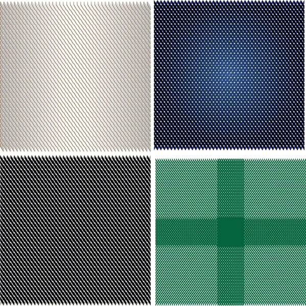 stock vector Seamless geometric background set