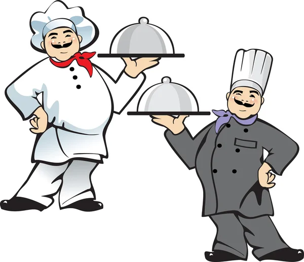 Cuoco di pizza — Vettoriale Stock