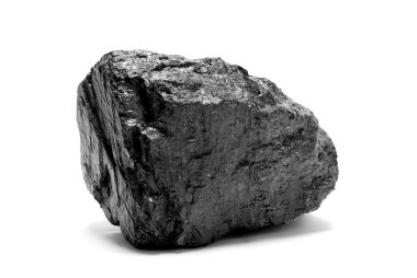 A block of coal clipart