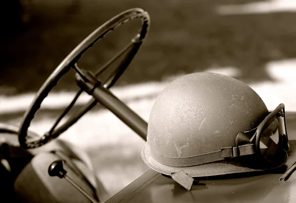 私たち軍ヘルメット — ストック写真