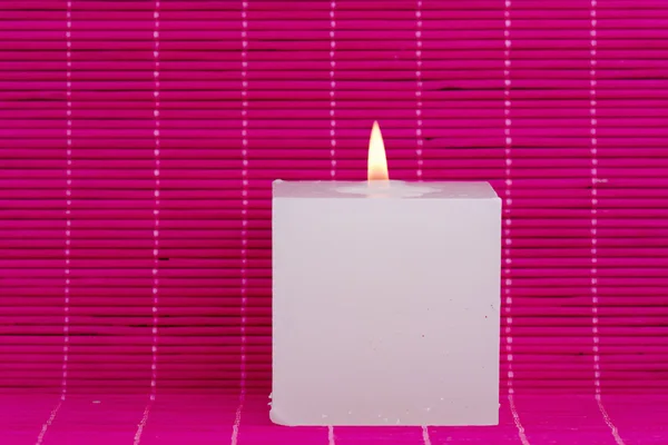 White candle — Stock Photo, Image