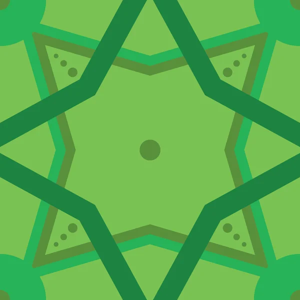 Зеленый бесшовный орнамент — стоковый вектор