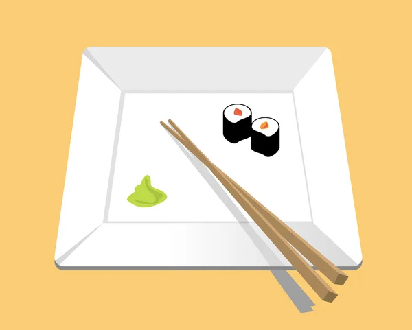 Japanese Cuisine — Stock Vector