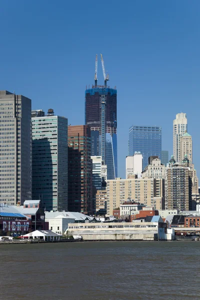 Le centre-ville de New York avec la tour Freedom — Photo