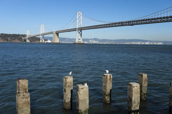 Ponte sulla baia di San Francisco — Foto Stock