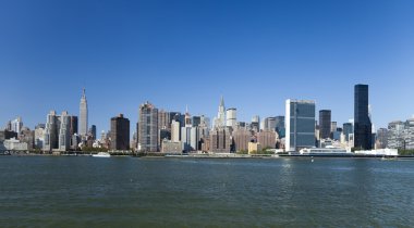 new York'un şehir dışına manzarası