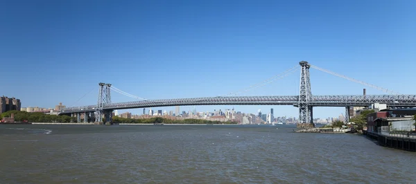 Нью-Йорк моста Williamsburg — стокове фото