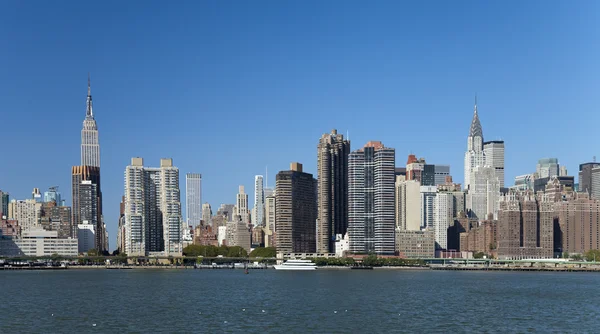 La ville de New York Uptown skyline — Photo