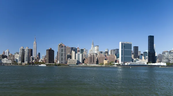 De new york city uptown skyline — Stockfoto