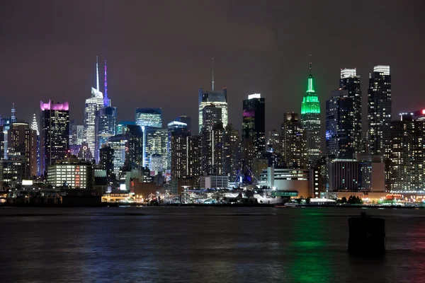 Die Skyline von New York City Uptown — Stockfoto