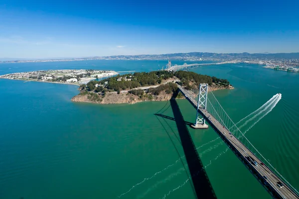 San Francisco Bay bridge — Stockfoto