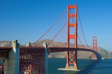 San Francisco 'daki Golden Gate Köprüsü.
