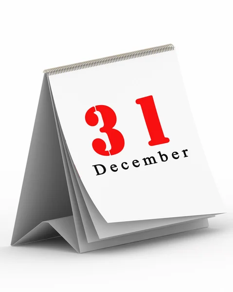 Toggle calendar 31 December. — Stock Photo, Image