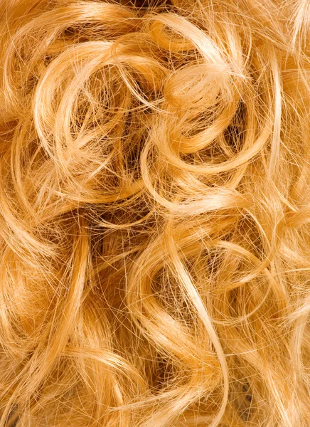 Blonde lockige Haare - Hintergrund — Stockfoto