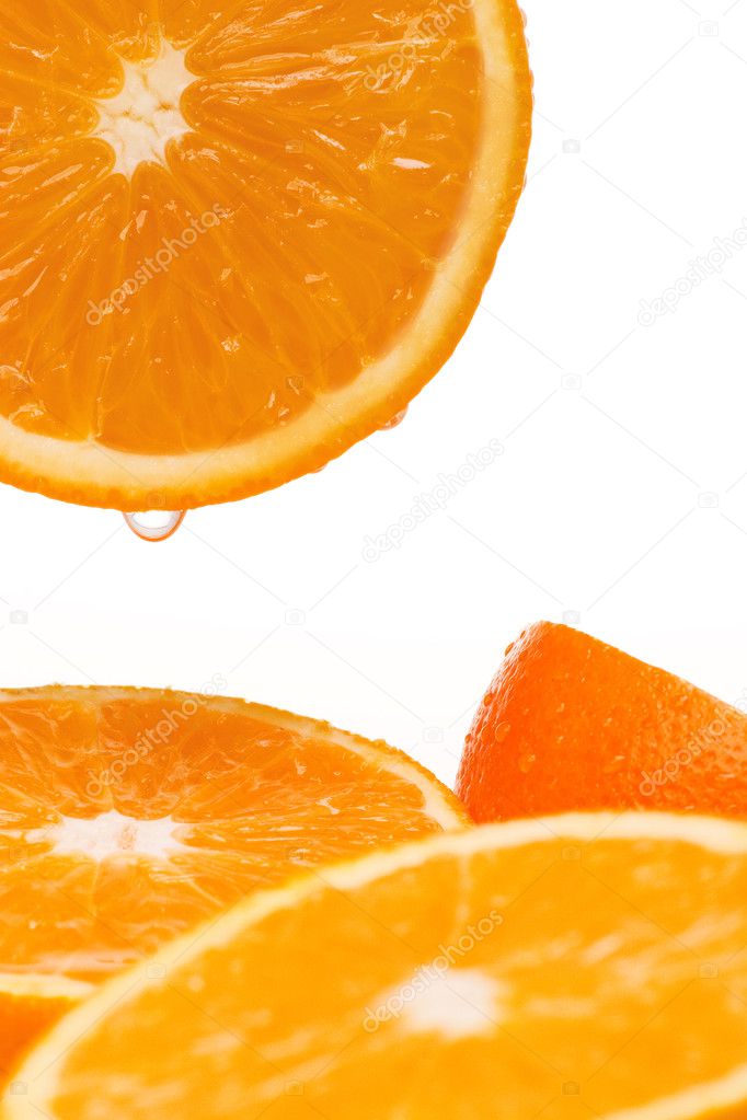 Groups of oranges