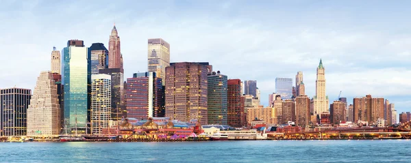 Manhattan over the river - early morninig — Stockfoto