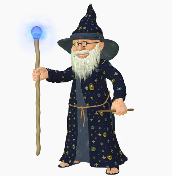 Velho feiticeiro — Fotografia de Stock