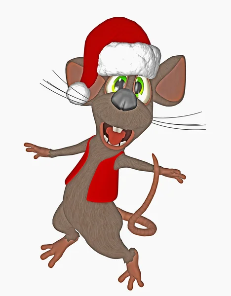 Ratinho de Natal — Fotografia de Stock