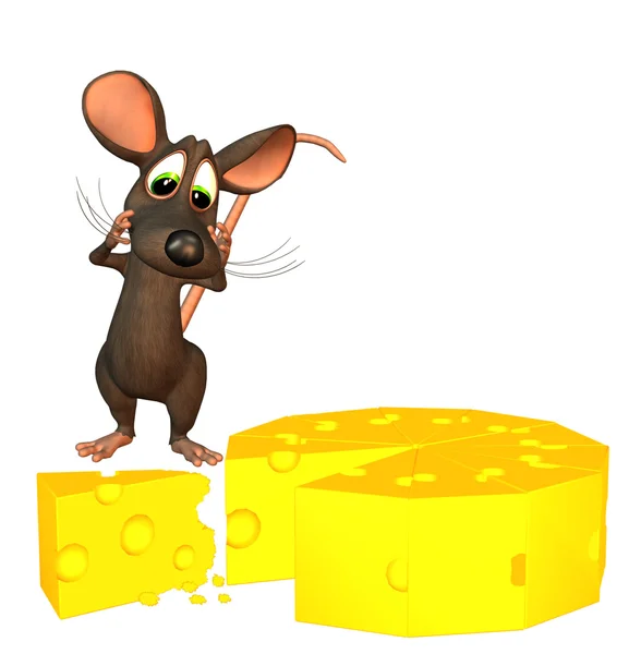 Мышь заграждения Toon — стоковое фото