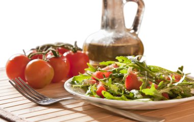 keçi peyniri ve kiraz Ruccola salatası