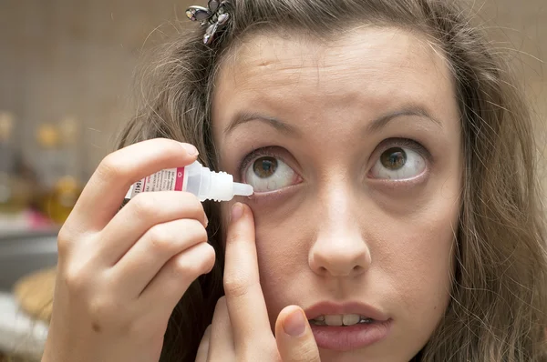 stock image Medicine for sick eyes