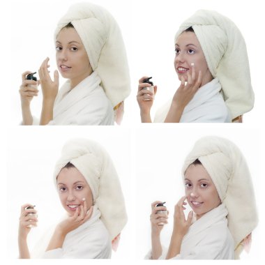 Skin care clipart