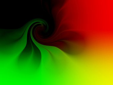 Abstract flowing colorful wave background clipart