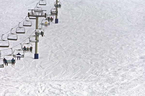 stock image Snow resort, chairlift