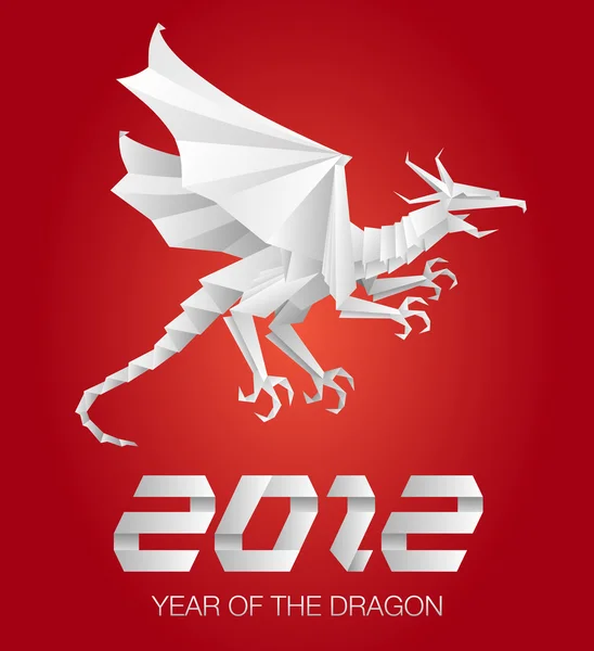 2012 rok draka — Stockový vektor