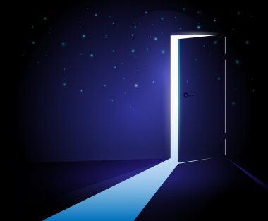 Conceptual Open Door clipart