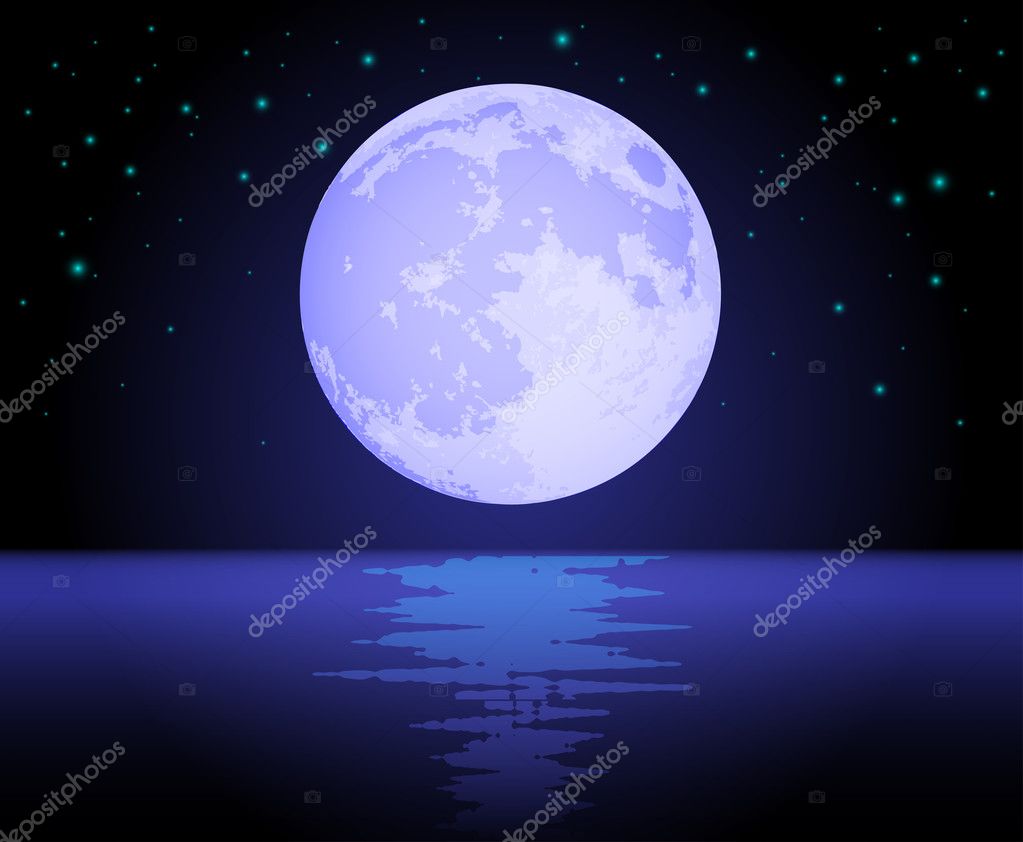 Download Moon, Space, Aesthetic Wallpaper. Royalty-Free Stock