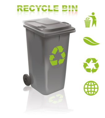 Recycle bin clipart