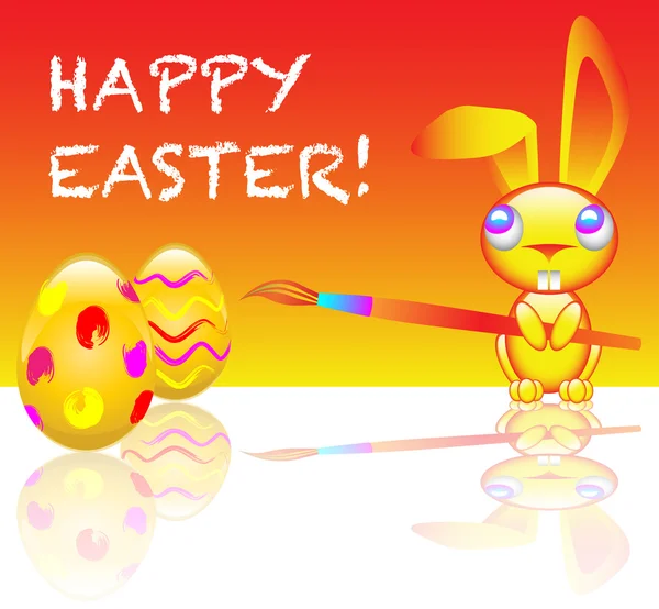 Message de Pâques heureux — Image vectorielle