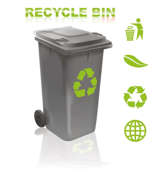 Recycle bin — Stock Vector
