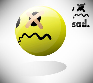 Sad Emoticon clipart