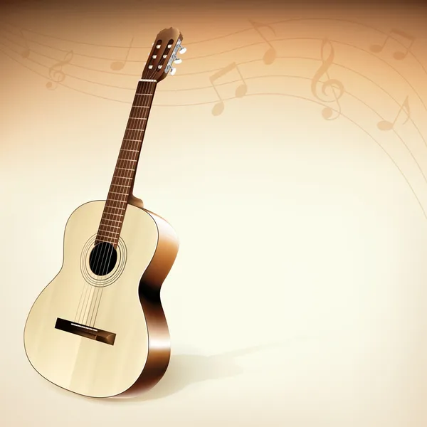 Фон гитары — стоковый вектор
